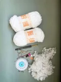 Little Snowball Kitten Amigurumi Pattern step 3