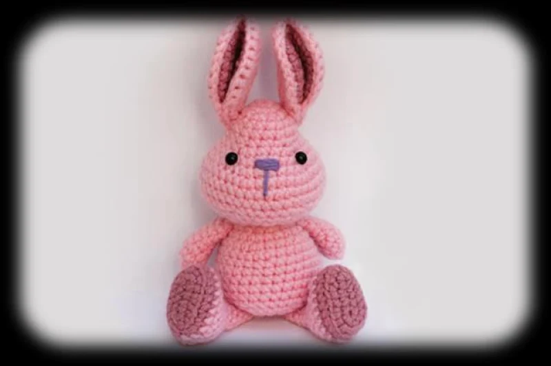 Complimentary Intermediate crochet pattern: Blushing Bunny Amigurumi Pattern - Simple to follow guide