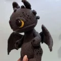 Toothless Dragon Amigurumi Pattern step 2