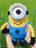 Jumbo Cuddly Minion Amigurumi Pattern step 1