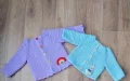 Simple Playdays Baby Cardigan Pattern step 1