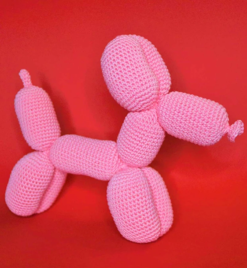 Complimentary Intermediate crochet pattern: Adorable Balloon Dog Amigurumi Pattern - Simple to follow guide