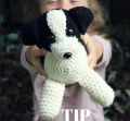 Tip the Border Collie Amigurumi Pattern step 1