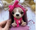 Chihuahua in a Carrier Bag Amigurumi Pattern step 2