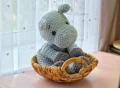 Soft Hippo Lovey Amigurumi Pattern step 4