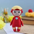Chibi Iron Man Amigurumi Pattern step 2