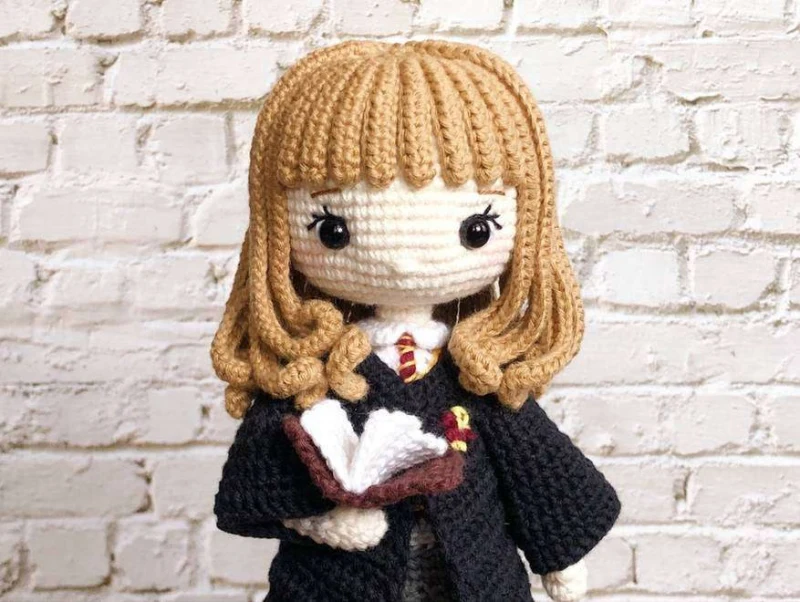 Complimentary Advanced crochet pattern: Hermione Granger Amigurumi Pattern - Simple to follow guide
