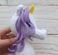 Sea Unicorn Amigurumi Pattern step 4