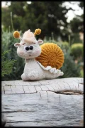 Sweet Spiral Snail Amigurumi Pattern step 1