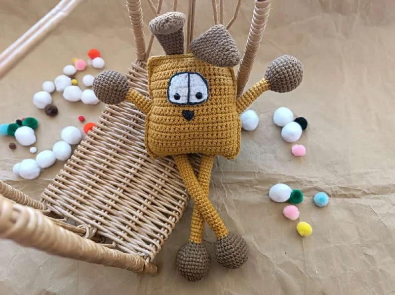 Complimentary Intermediate crochet pattern: Woof the Dog Stretchy Amigurumi Pattern - Simple to follow guide