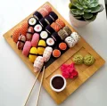 Complete Crochet Sushi Set Amigurumi Pattern step 1