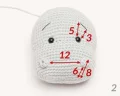 Bepo the Little Hippo Amigurumi Pattern step 3