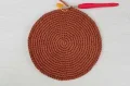 Bohemian Raffia Summer Sun Hat Pattern step 2