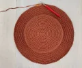 Bohemian Raffia Summer Sun Hat Pattern step 3