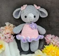 Nina the Plush Elephant Amigurumi Pattern step 1