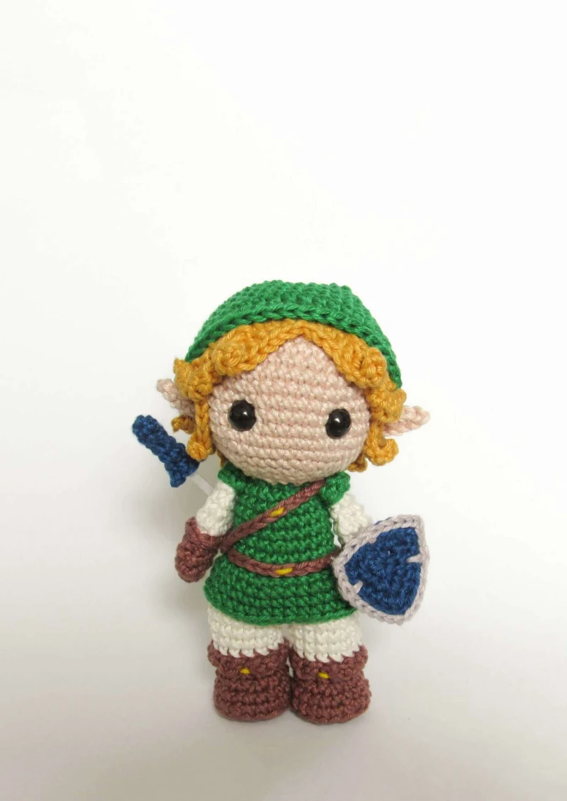 Complimentary Intermediate crochet pattern: Legendary Link Amigurumi Pattern - Simple to follow guide