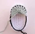 Modern Baby Sneaker Crochet Pattern step 4
