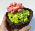 Cactus Frog Amigurumi Pattern step 1
