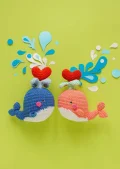 Cupid Whale Amigurumi Pattern step 1