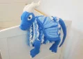 3in1 Ice Dragon Baby Blanket Amigurumi Pattern step 1
