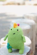 Mr. Pistachio the Dinosaur Amigurumi Pattern step 3