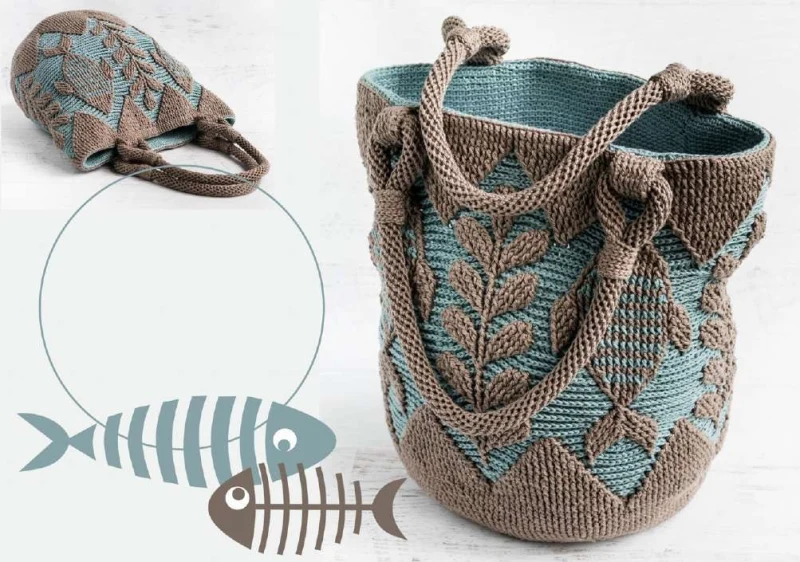 Complimentary Advanced crochet pattern: Corfu Textured Tote Bag Pattern - Simple to follow guide