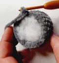 Baby Dino Amigurumi Backpack Pattern step 2