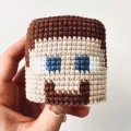 Steve & Zombie Amigurumi Pattern step 2