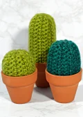 Mini Ribbed Cactus Amigurumi Pattern step 1