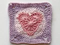 Elwen Heart Granny Square Pattern step 1
