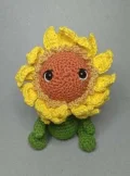 Baby Sunflower Amigurumi Pattern step 2