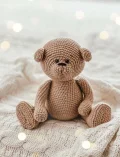 Vintage Style Teddy Bear Amigurumi Pattern step 1