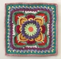 Kinnedy Nichelle Textured Floral Square Pattern step 1