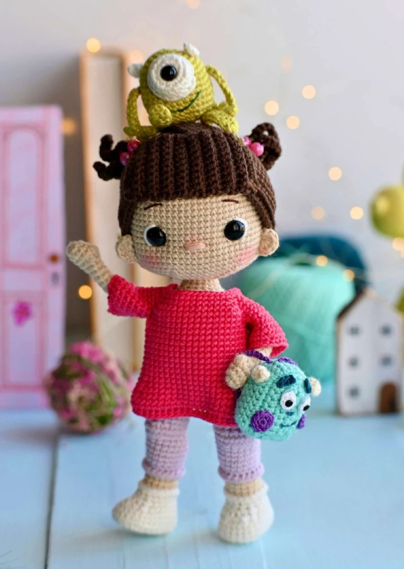 Complimentary Advanced crochet pattern: Boo Monsters Inc Inspired Amigurumi Pattern - Simple to follow guide