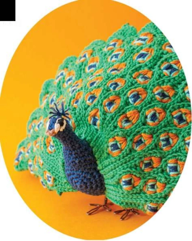 Complimentary Intermediate crochet pattern: Majestic Royal Peacock Amigurumi Pattern - Simple to follow guide