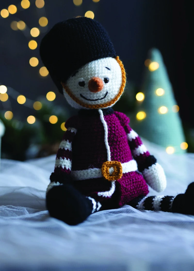 Complimentary Intermediate crochet pattern: Henry the Guard Amigurumi Pattern - Simple to follow guide