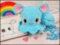 Blue the Dumbo Octopus Amigurumi Pattern step 1