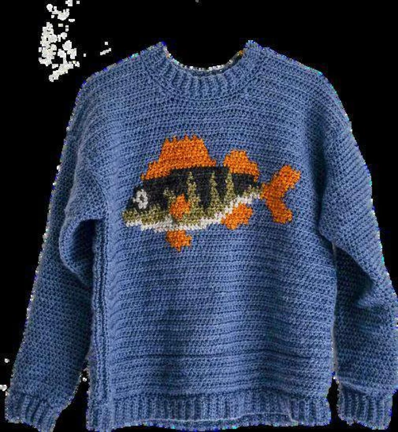 Complimentary Intermediate crochet pattern: Fishy Aleks Crochet Sweater Amigurumi Pattern - Simple to follow guide