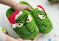 Grinch Slippers Amigurumi Pattern step 1