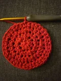 Festive Velvet & Macrame Wine Tote Pattern step 2