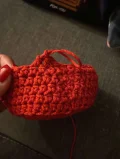 Festive Velvet & Macrame Wine Tote Pattern step 3