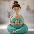 Zen Yogi Girl Amigurumi Pattern step 1