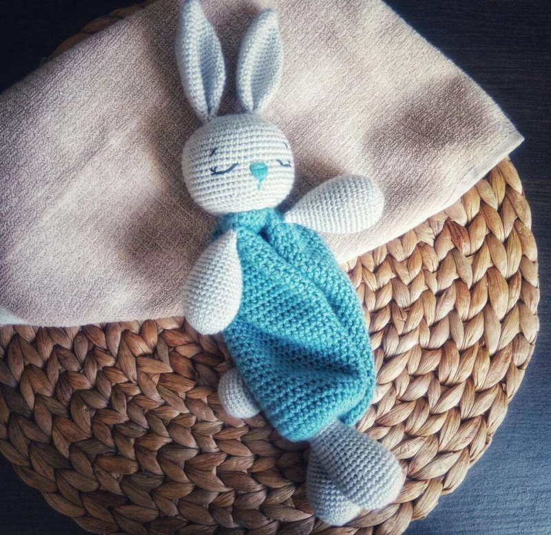 Complimentary Intermediate crochet pattern: Bunny Lovey Amigurumi Pattern - Simple to follow guide
