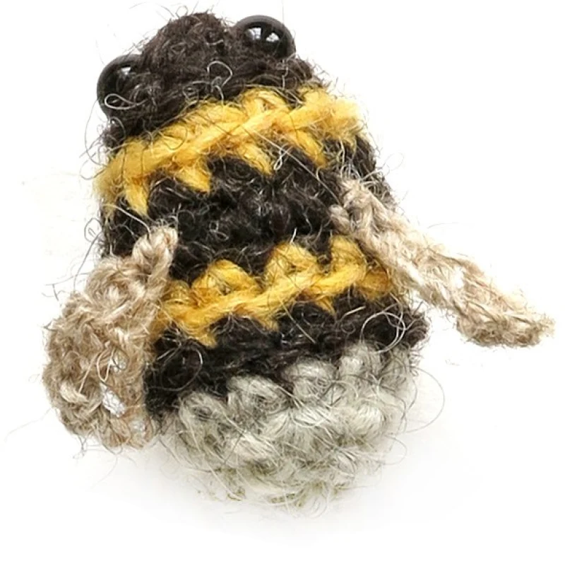 Complimentary Intermediate crochet pattern: Mini Realistic Bumblebee Amigurumi Pattern - Simple to follow guide
