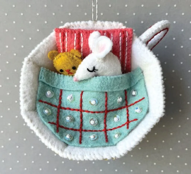Complimentary Intermediate crochet pattern: Sleepy Mouse in a Teacup Amigurumi Pattern - Simple to follow guide