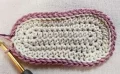 Strappy Ballet Flats Crochet Pattern step 4