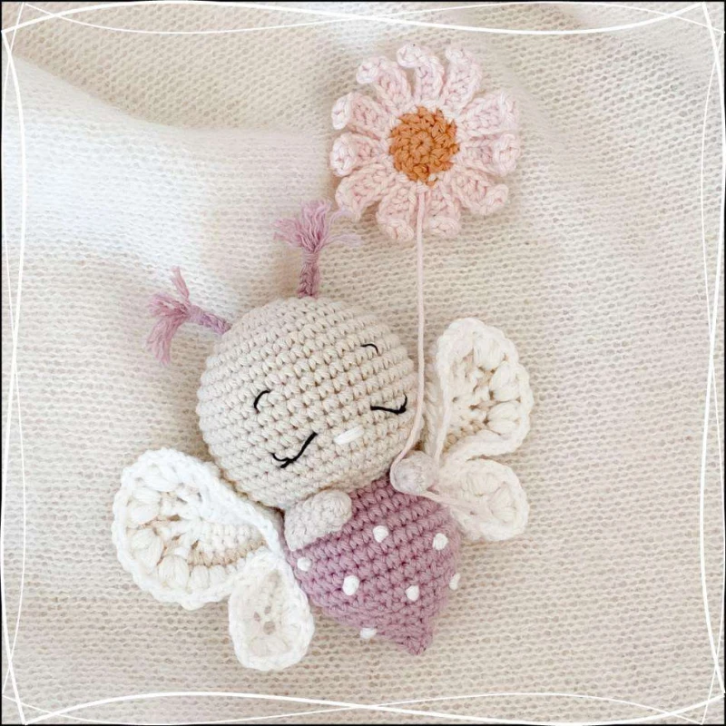 Complimentary Intermediate crochet pattern: Elvina the Delicate Butterfly Amigurumi Pattern - Simple to follow guide
