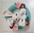 Hoppy Spring Bunny Wreath Pattern step 4