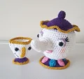 Magical Enchanted Teapot and Cup Amigurumi Pattern step 1