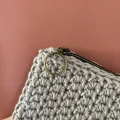 Textured Bobble Crochet Clutch Pattern step 2